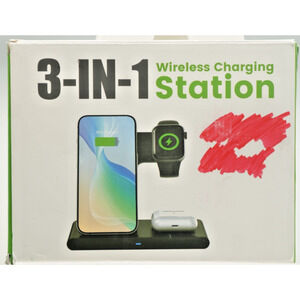 3-in-1 Wireless Charging Station‎ for iPhone, Apple Watch, AirPods MagSafe Stand